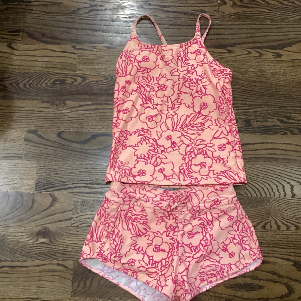 Athleta girl tankini swim suit